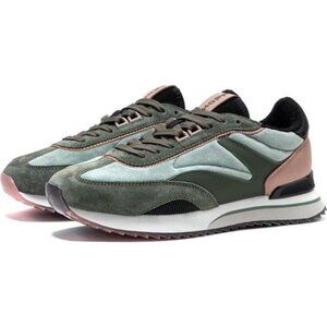 HOFF British Green Contrast City Sneakers Suede, Leather & Nylon | Women’s 6.5 U